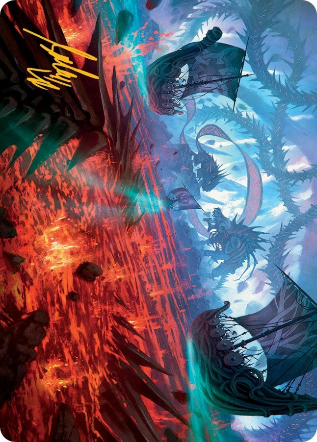 Image for Invasion of Kaldheim Art Card (Gold-Stamped Signature) (33) [Art Series: March of the Machine]