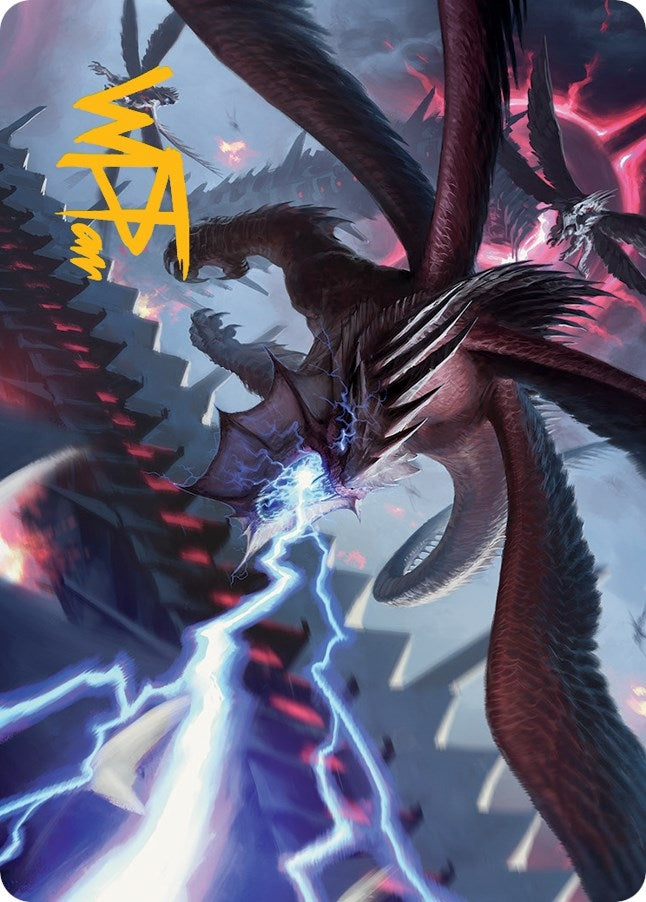 Image for Defiant Thundermaw Art Card (Gold-Stamped Signature) (35) [Art Series: March of the Machine]