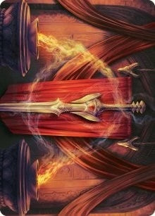 Image for Ramosian Greatsword Art Card (37) [Art Series: March of the Machine]