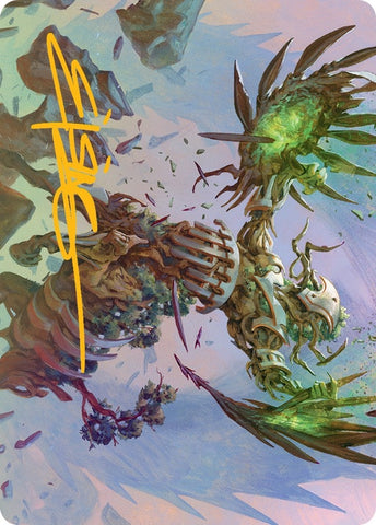 Image for Botanical Brawler Art Card (Gold-Stamped Signature) (43) [Art Series: March of the Machine]