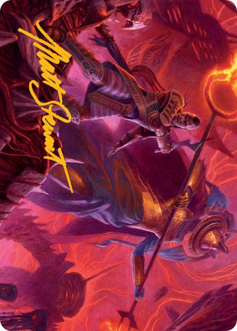 Image for Djeru and Hazoret Art Card (Gold-Stamped Signature) (44) [Art Series: March of the Machine]