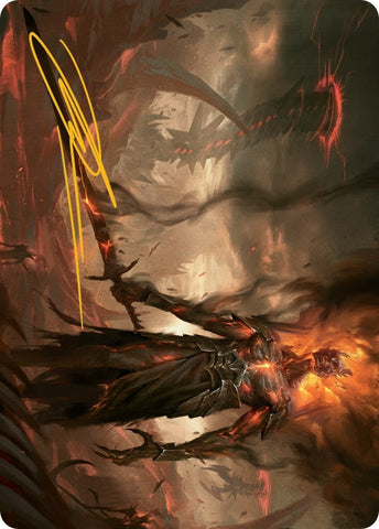 Image for Ashen Reaper Art Card (Gold-Stamped Signature) (46) [Art Series: March of the Machine]
