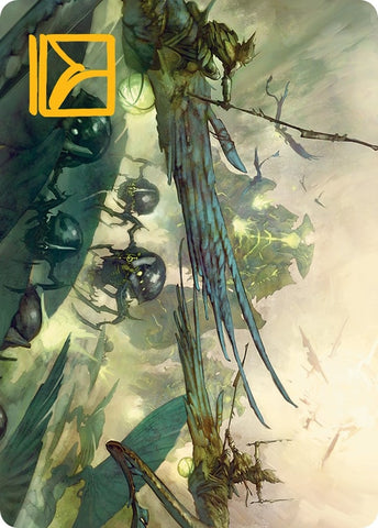 Image for Invasion of Pyrulea Art Card (Gold-Stamped Signature) (47) [Art Series: March of the Machine]