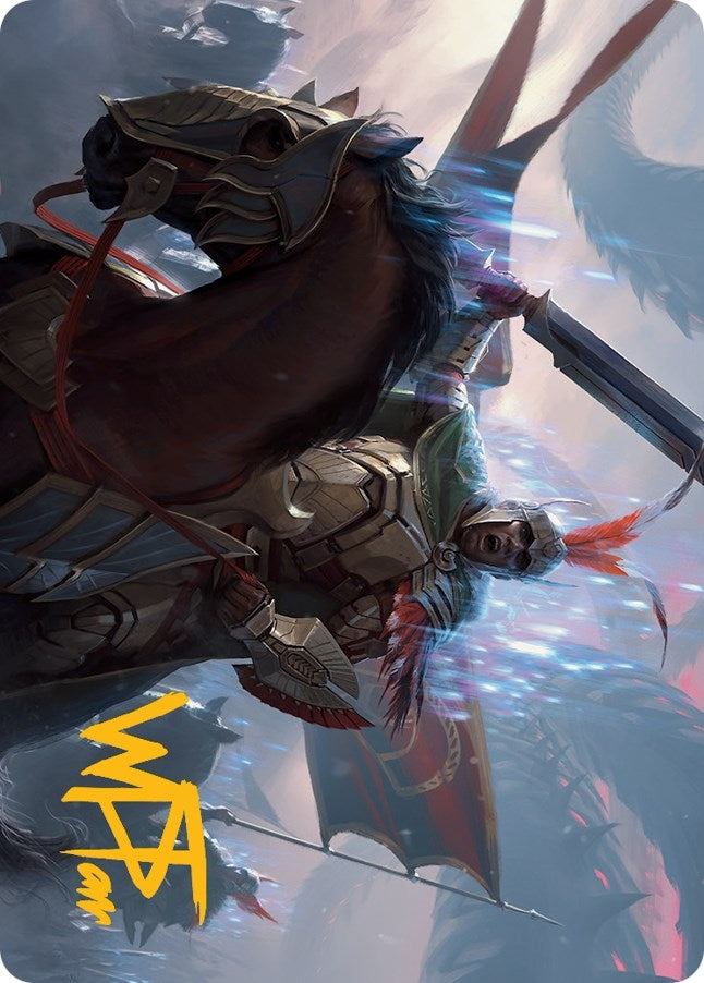 Image for Marshal of Zhalfir Art Card (Gold-Stamped Signature) (50) [Art Series: March of the Machine]