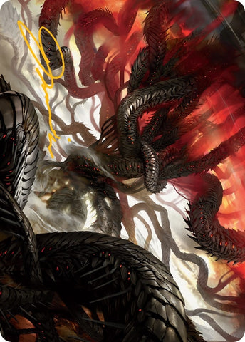 Image for Realmbreaker, the Invasion Tree Art Card (Gold-Stamped Signature) (54) [Art Series: March of the Machine]