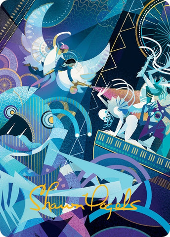 Image for Errant and Giada Art Card (Gold-Stamped Signature) (59) [Art Series: March of the Machine]