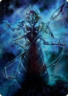 Image for Heliod, the Warped Eclipse Art Card (60) [Art Series: March of the Machine]