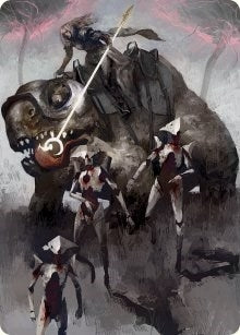 Image for Thalia and The Gitrog Monster Art Card (65) [Art Series: March of the Machine]