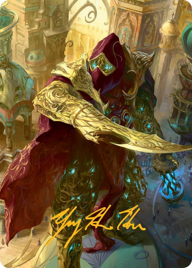 Image for Baral, Chief of Compliance Art Card (Gold-Stamped Signature) (68) [Art Series: March of the Machine]