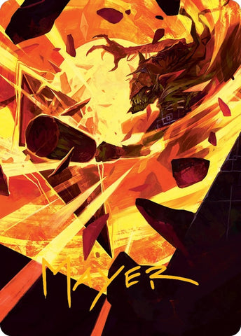 Image for Zada, Hedron Grinder Art Card (Gold-Stamped Signature) (75) [Art Series: March of the Machine]