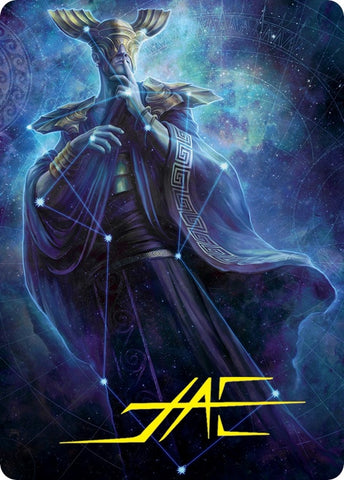 Image for Atris, Oracle of Half-Truths Art Card (Gold-Stamped Signature) (78) [Art Series: March of the Machine]