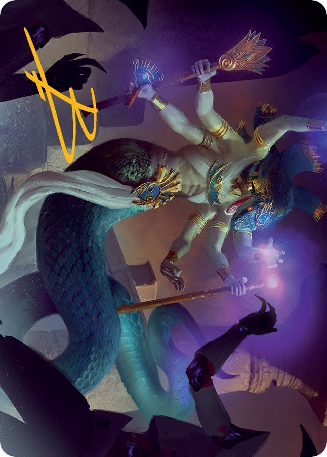 Image for Imoti, Celebrant of Bounty Art Card (Gold-Stamped Signature) (79) [Art Series: March of the Machine]
