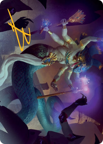 Image for Imoti, Celebrant of Bounty Art Card (Gold-Stamped Signature) (79) [Art Series: March of the Machine]