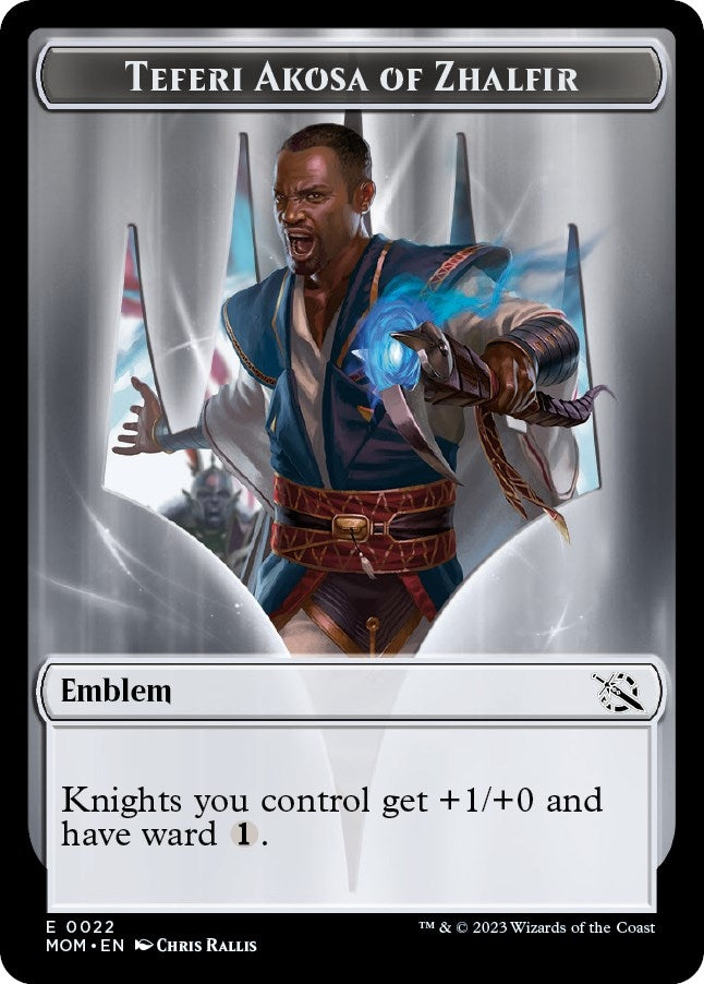 Image for Emblem - Teferi Akosa of Zhalfir (22) [March of the Machine]