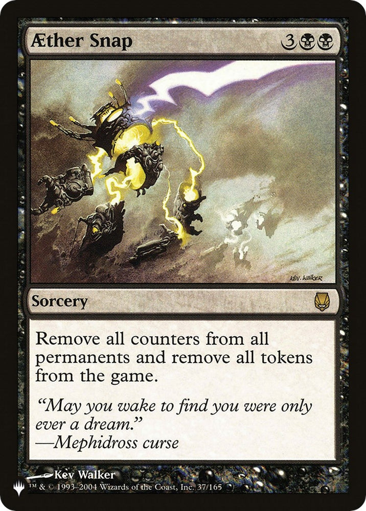 Image for Aether Snap (37) [The List Reprints]