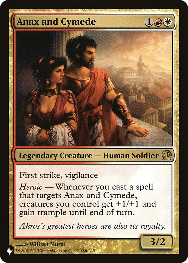 Image for Anax and Cymede (186) [The List Reprints]