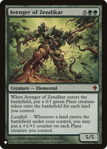 Image for Avenger of Zendikar (96) [The List Reprints]