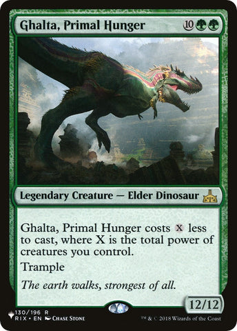 Image for Ghalta, Primal Hunger (130) [The List Reprints]