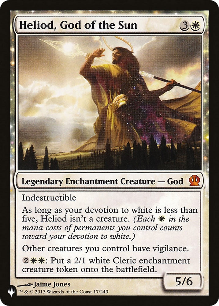 Image for Heliod, God of the Sun (17) [The List Reprints]