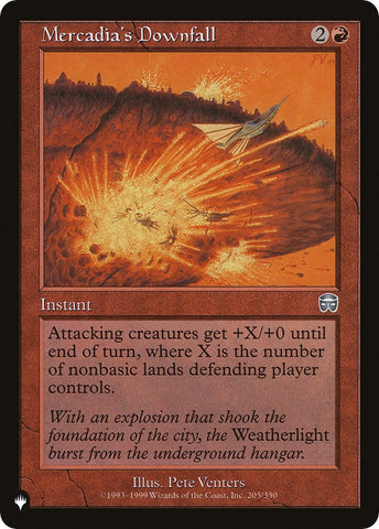 Image for Mercadia's Downfall (205) [The List Reprints]