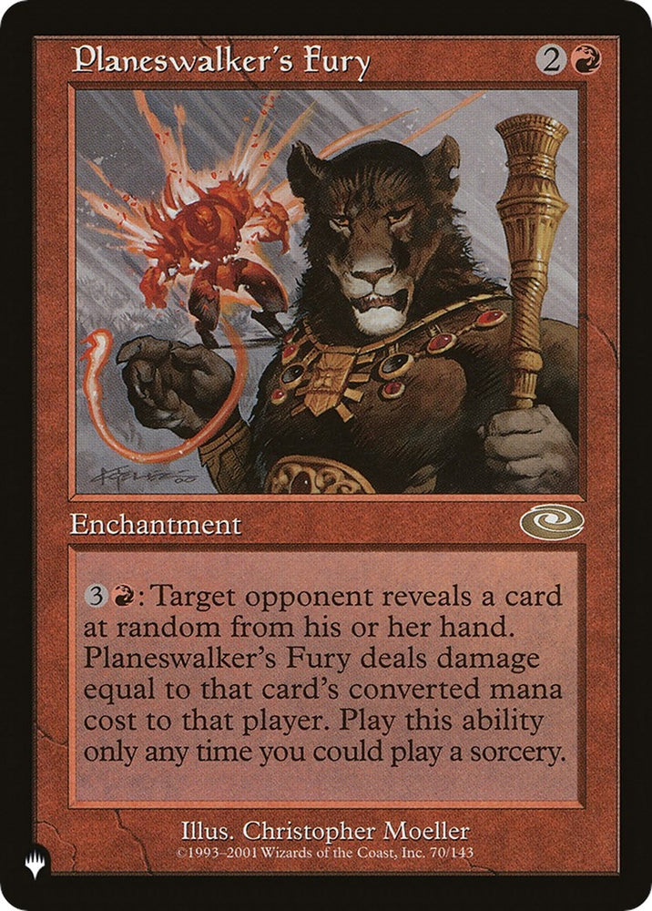 Image for Planeswalker's Fury (70) [The List Reprints]