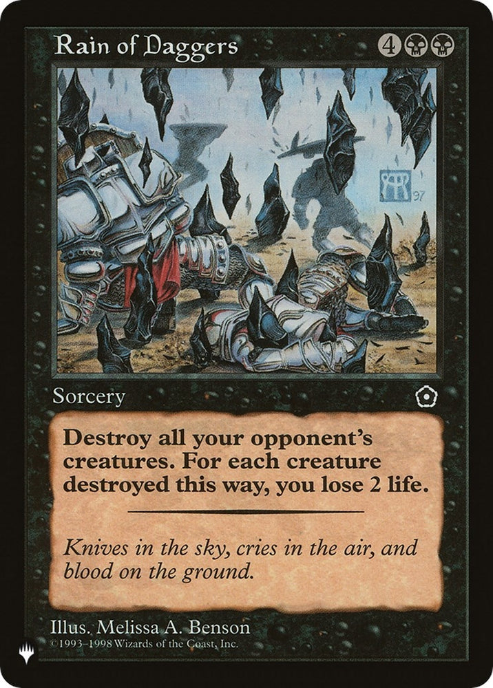 Image for Rain of Daggers (85) [The List Reprints]