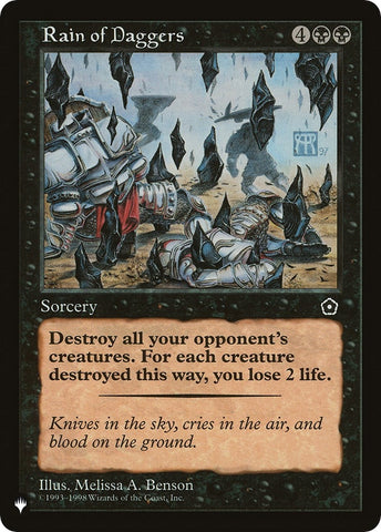 Image for Rain of Daggers (85) [The List Reprints]