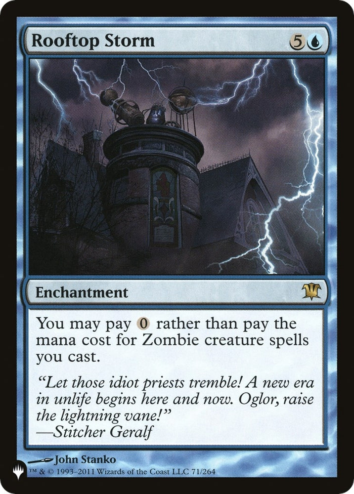 Image for Rooftop Storm (71) [The List Reprints]