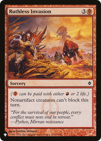 Image for Ruthless Invasion (93) [The List Reprints]