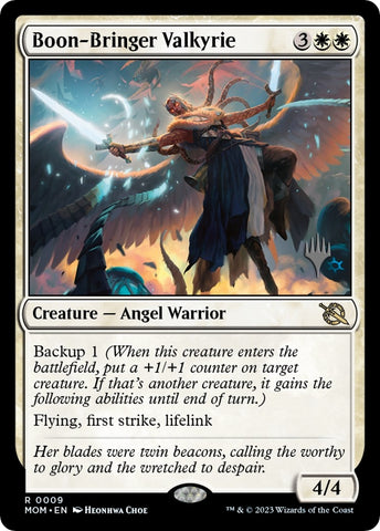 Image for Boon-Bringer Valkyrie (9) [Promo Pack: March of the Machine]