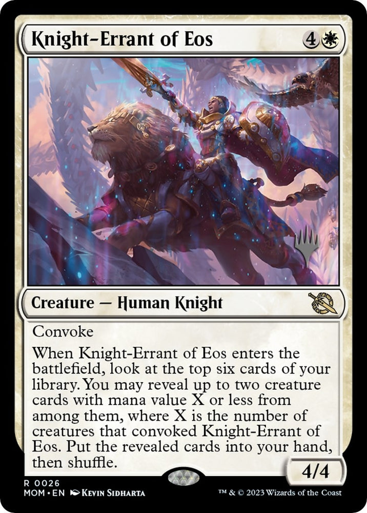 Image for Knight-Errant of Eos (26) [Promo Pack: March of the Machine]