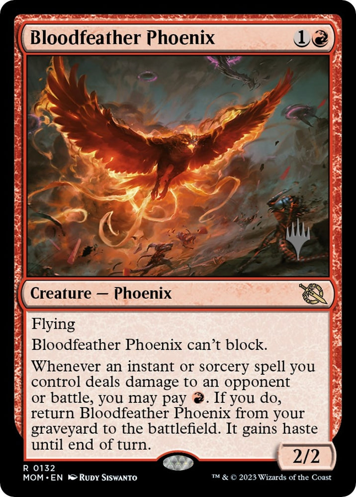 Image for Bloodfeather Phoenix (132) [Promo Pack: March of the Machine]