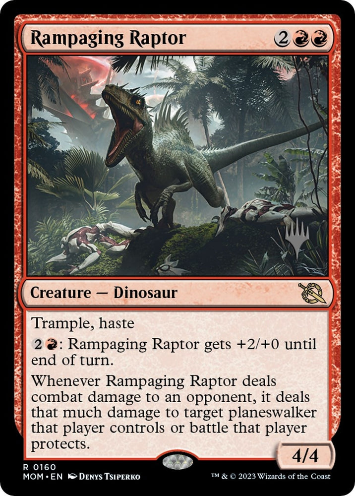 Image for Rampaging Raptor (160) [Promo Pack: March of the Machine]