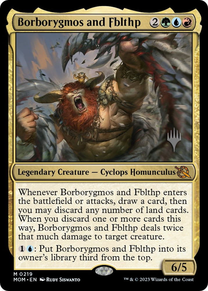 Image for Borborygmos and Fblthp (219) [Promo Pack: March of the Machine]