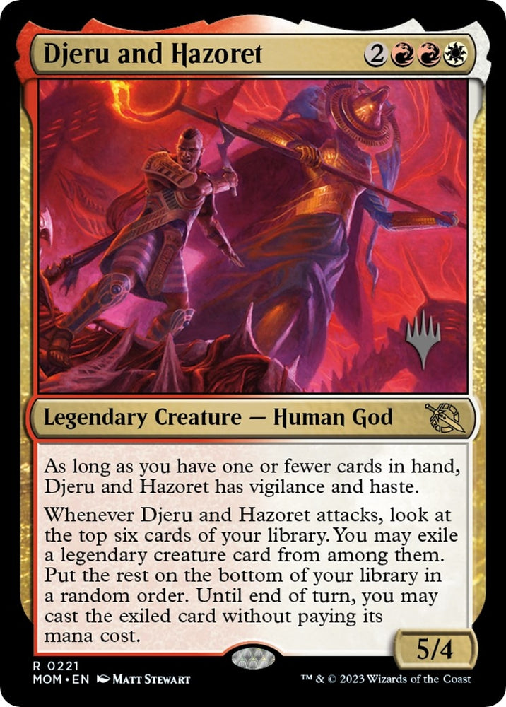 Image for Djeru and Hazoret (221) [Promo Pack: March of the Machine]
