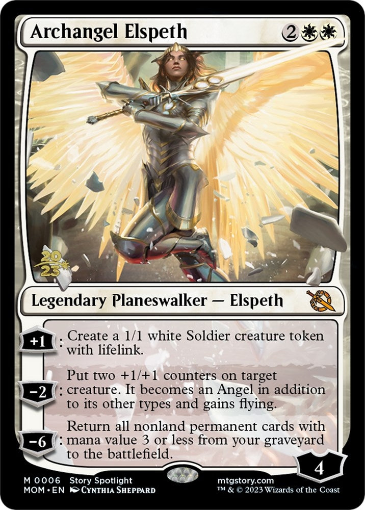 Image for Archangel Elspeth (6) [Prerelease Cards]