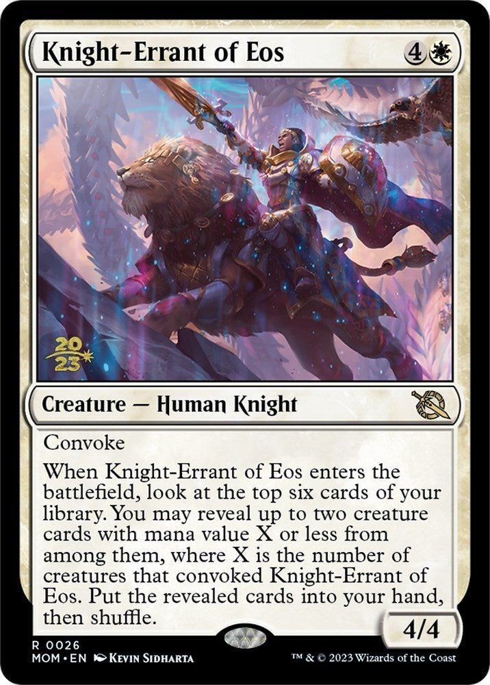 Image for Knight-Errant of Eos (26) [Prerelease Cards]