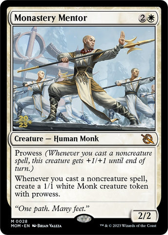 Image for Monastery Mentor (28) [Prerelease Cards]