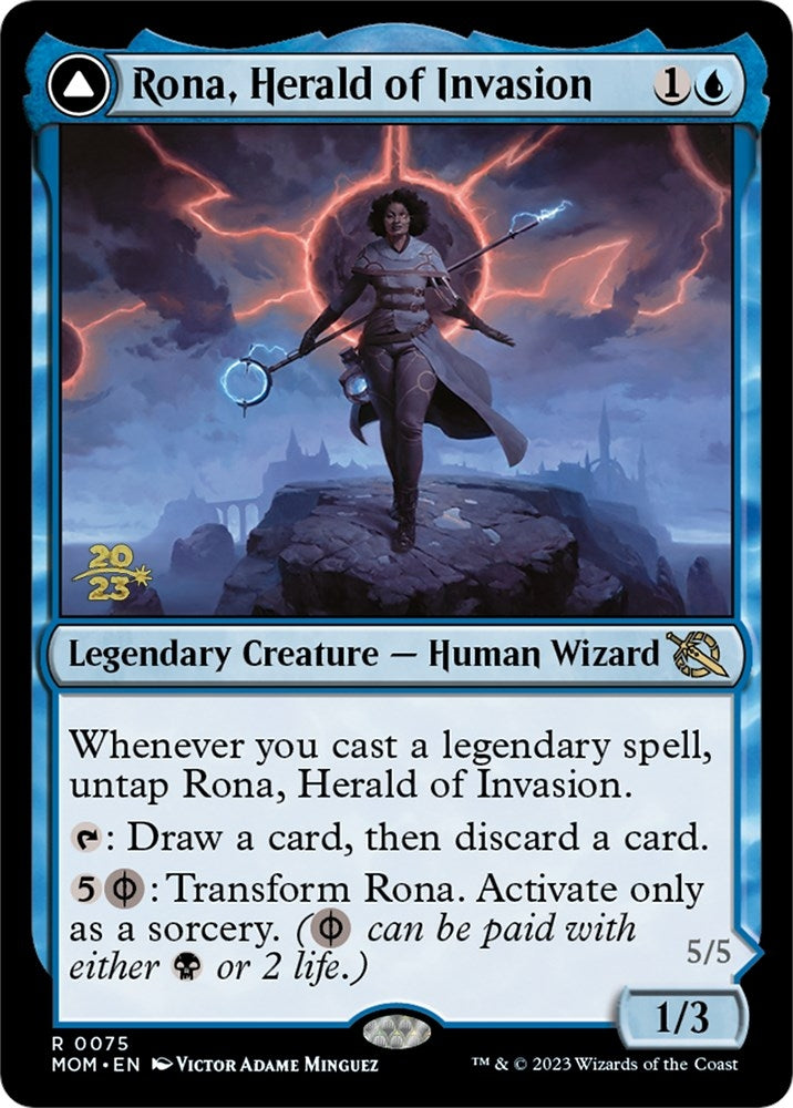 Image for Rona, Herald of Invasion (75) [Prerelease Cards]