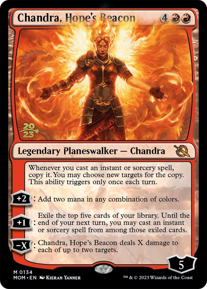 Image for Chandra, Hope's Beacon (134) [Prerelease Cards]