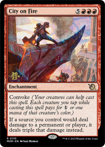 Image for City on Fire (135) [Prerelease Cards]