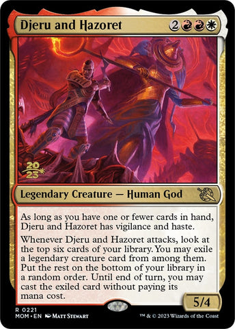 Image for Djeru and Hazoret (221) [Prerelease Cards]