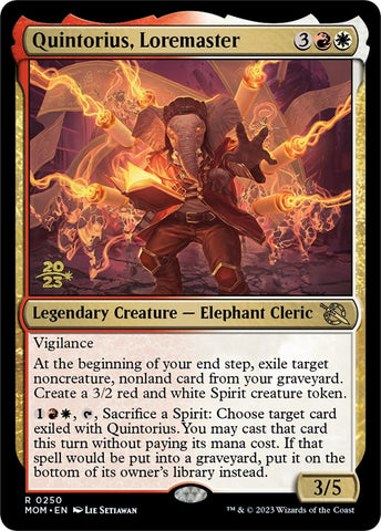 Image for Quintorius, Loremaster (250) [Prerelease Cards]