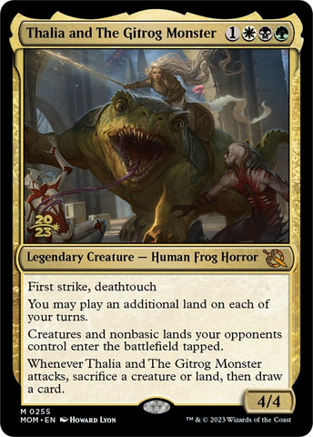 Image for Thalia and The Gitrog Monster (255) [Prerelease Cards]