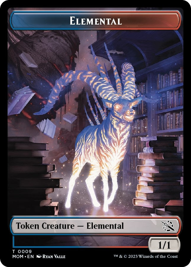 Image for Elemental (0009) // Vampire Double-Sided Token (9 // 3) [March of the Machine]
