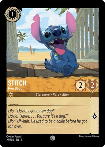 Image for Stitch - New Dog (22/204) - Disney Lorcana