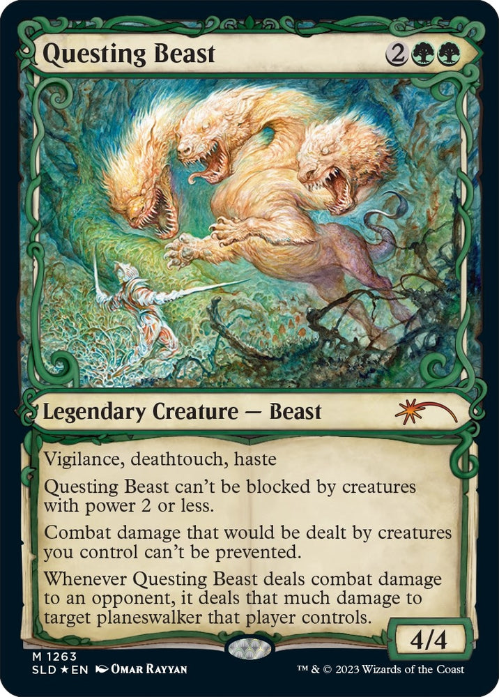Image for Questing Beast (Halo Foil) (1263) [Secret Lair Drop Series]