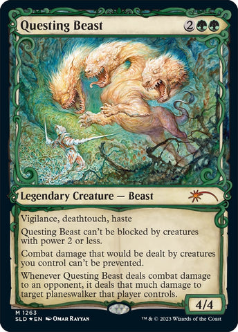 Image for Questing Beast (Halo Foil) (1263) [Secret Lair Drop Series]