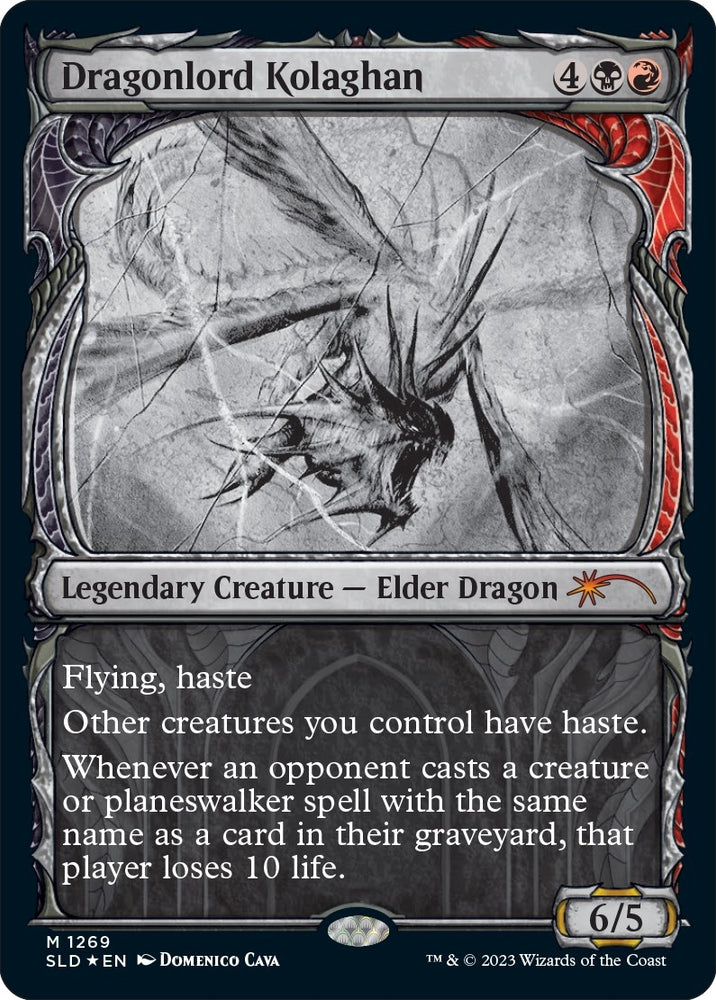 Image for Dragonlord Kolaghan (Halo Foil) (1269) [Secret Lair Drop Series]