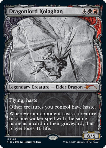 Image for Dragonlord Kolaghan (Halo Foil) (1269) [Secret Lair Drop Series]